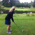 Nicole teeing off recently...